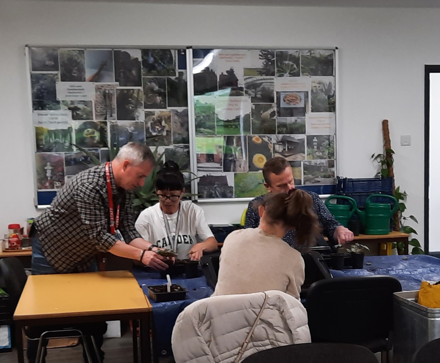 Horticulture lecturer Simon Penn during Adult Learners week